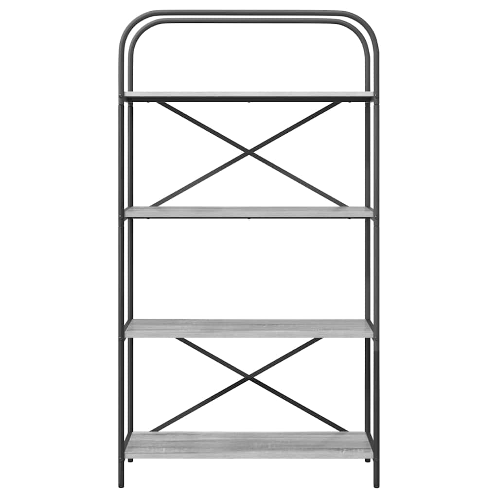 Étagère Sonoma gris 80 x 30 x 146 cm Bois d'ingénierie - XIOS