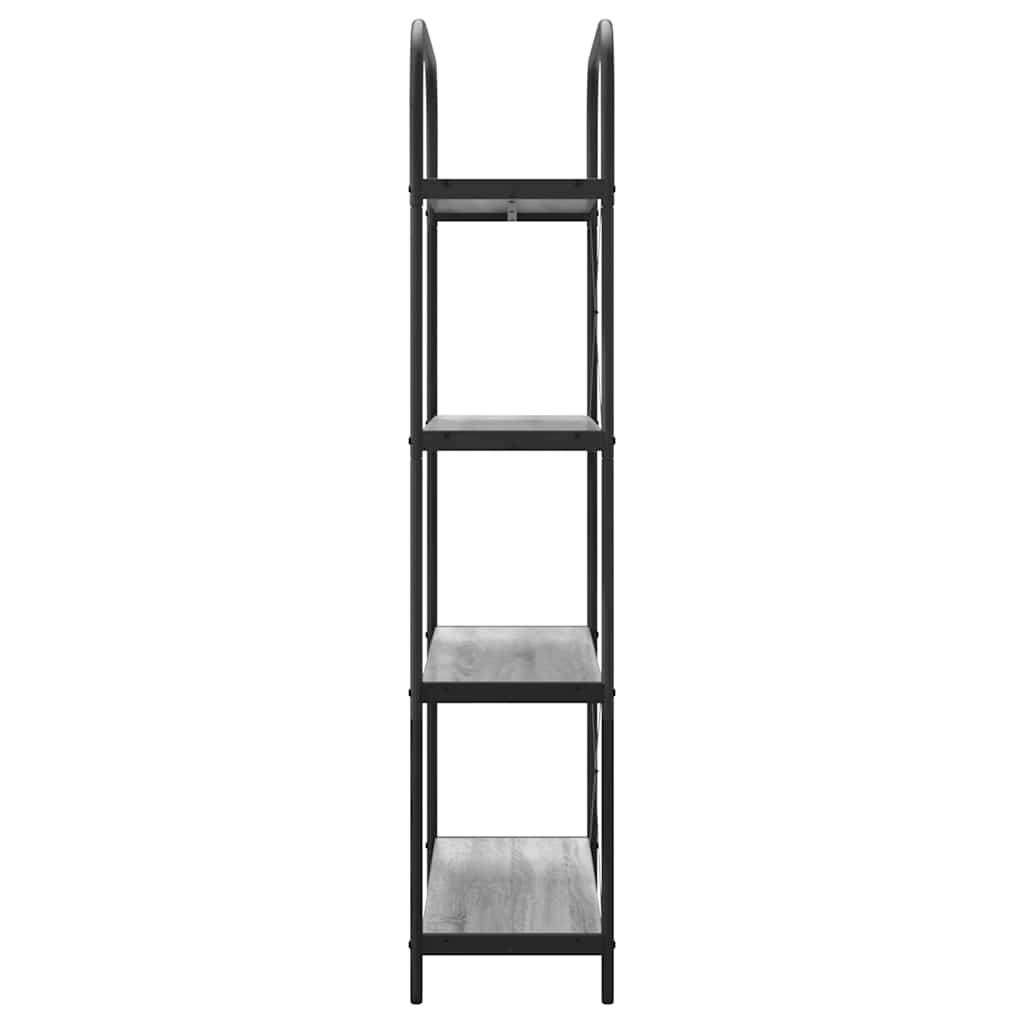 Étagère Sonoma gris 80 x 30 x 146 cm Bois d'ingénierie - XIOS