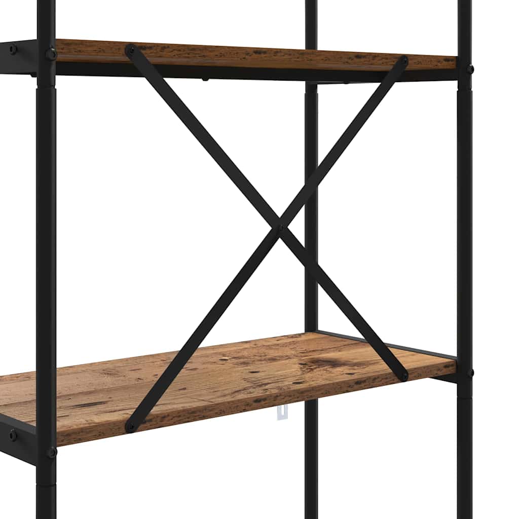 Étagère Bois ancien 80 x 30 x 146 cm Bois d'ingénierie - XIOS