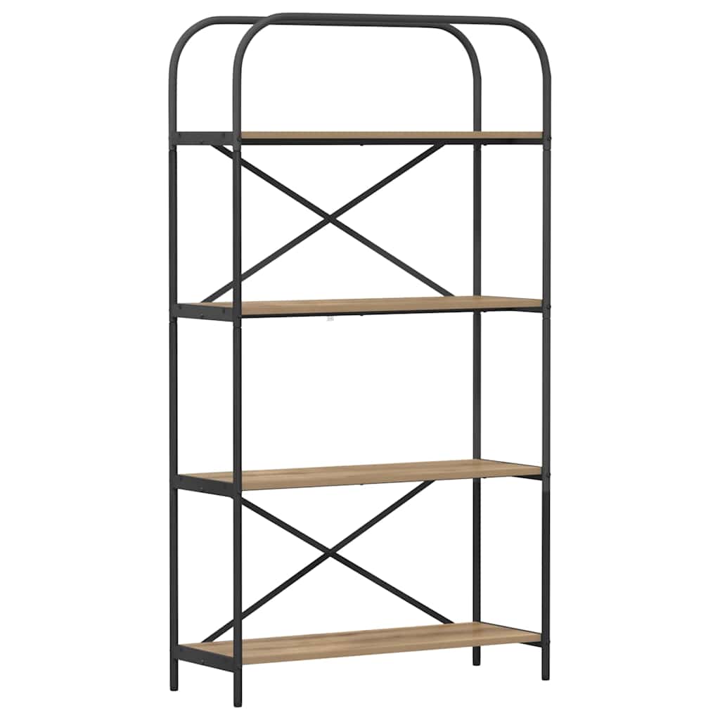 Étagère chêne artisanal 80 x 30 x 146 cm Bois d'ingénierie - XIOS