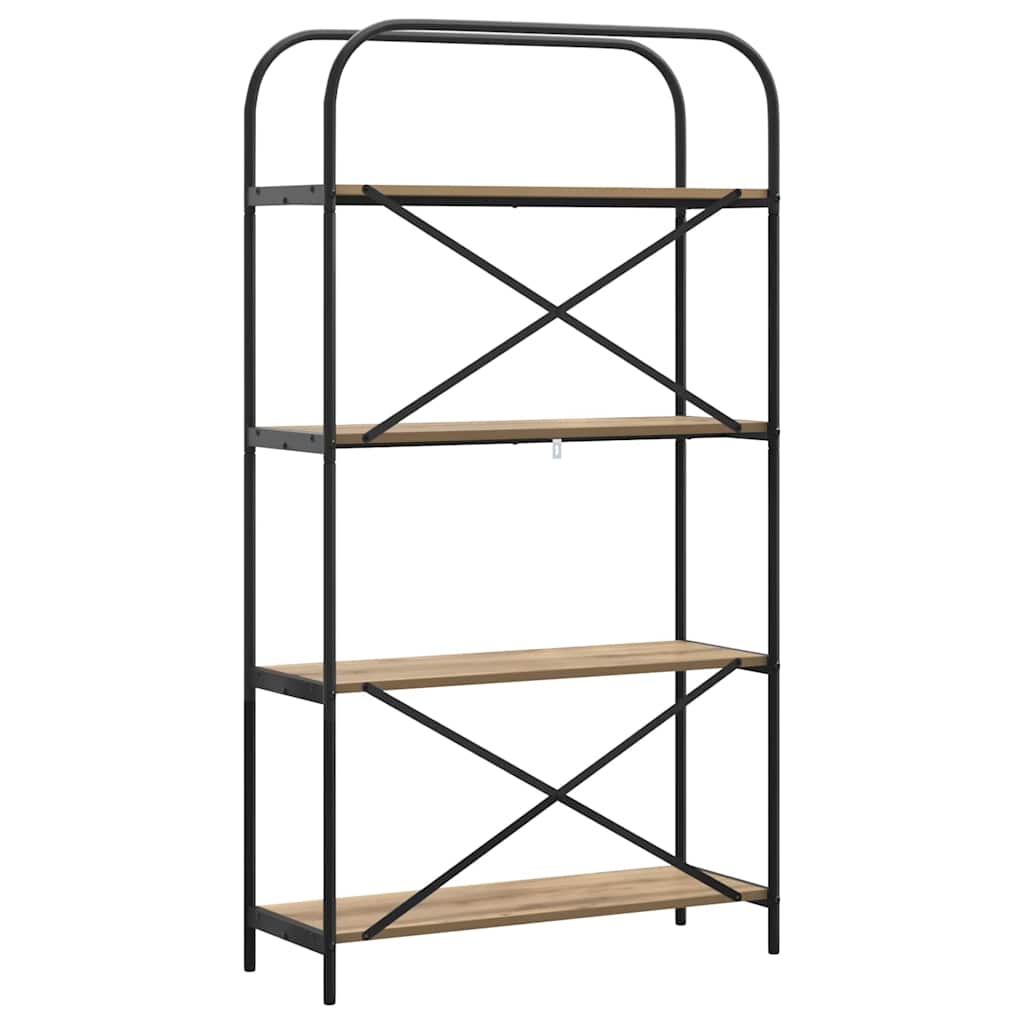 Étagère chêne artisanal 80 x 30 x 146 cm Bois d'ingénierie - XIOS