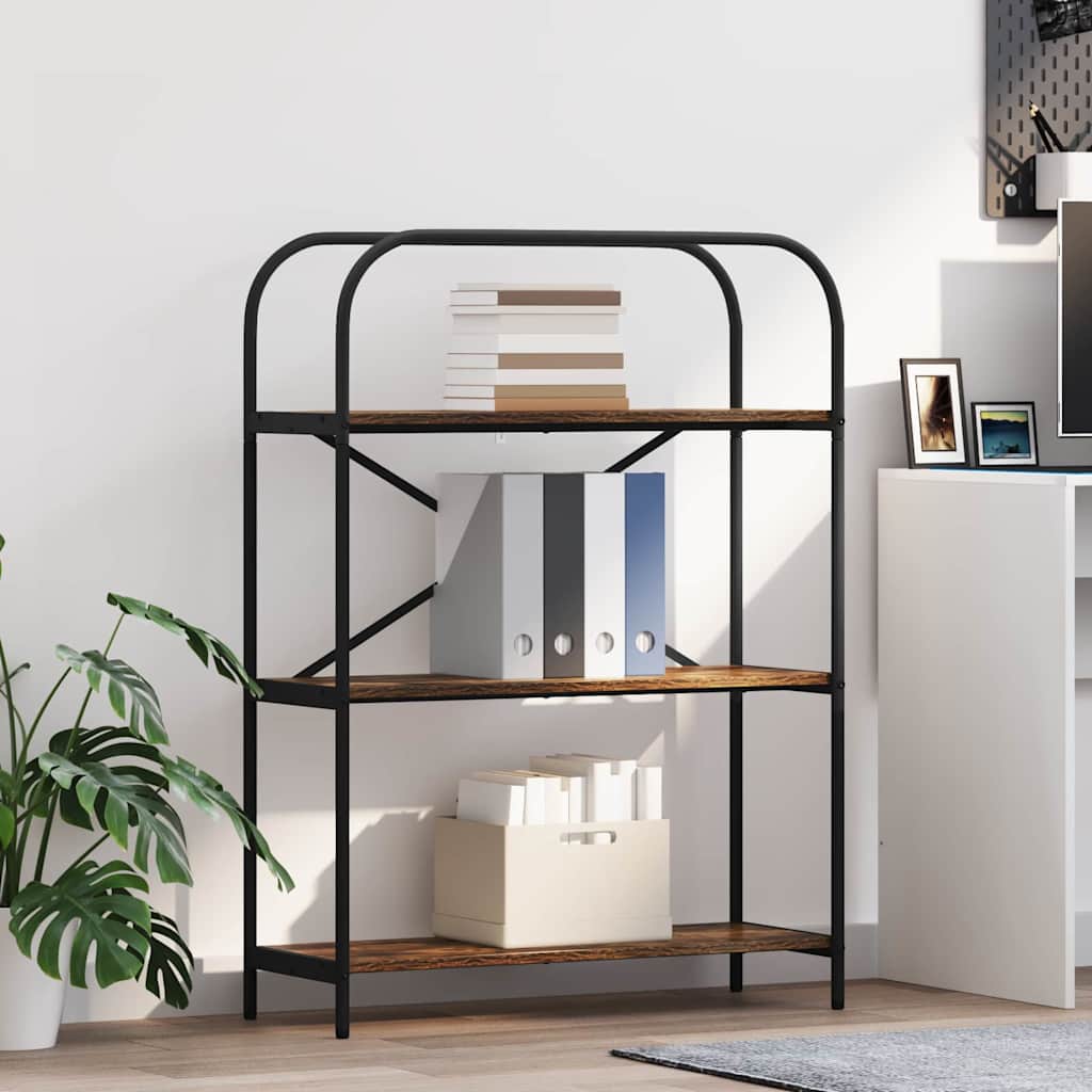 Étagère Chêne fumé 80 x 30 x 109 cm Bois d'ingénierie - XIOS