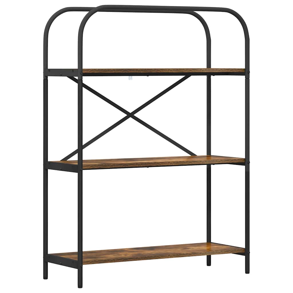 Étagère Chêne fumé 80 x 30 x 109 cm Bois d'ingénierie - XIOS