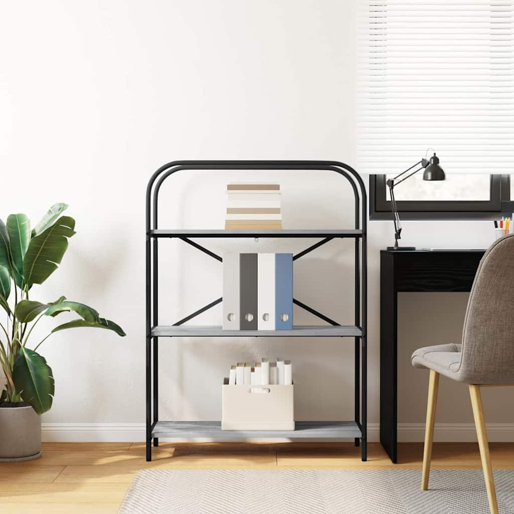 Étagère Sonoma gris 80 x 30 x 109 cm Bois d'ingénierie - XIOS