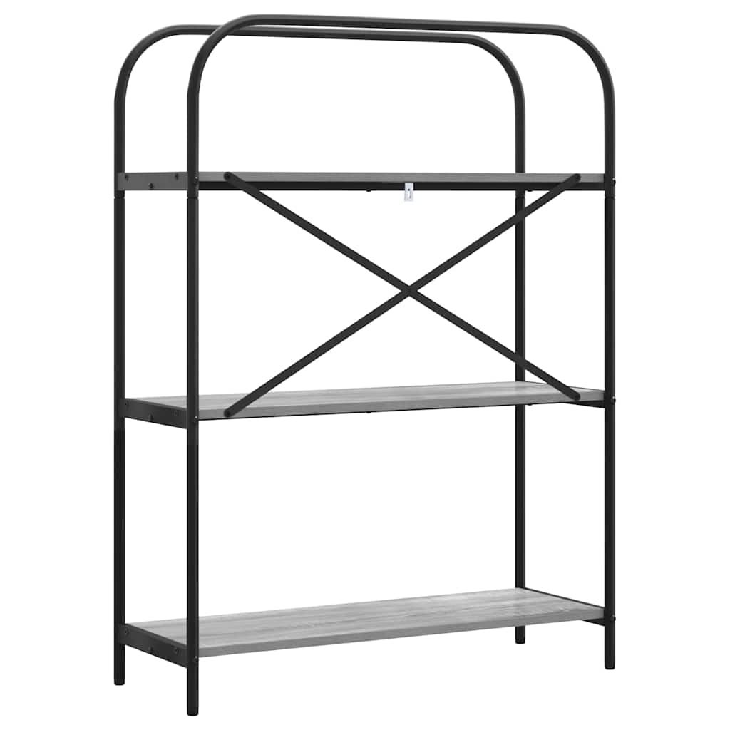 Étagère Sonoma gris 80 x 30 x 109 cm Bois d'ingénierie - XIOS