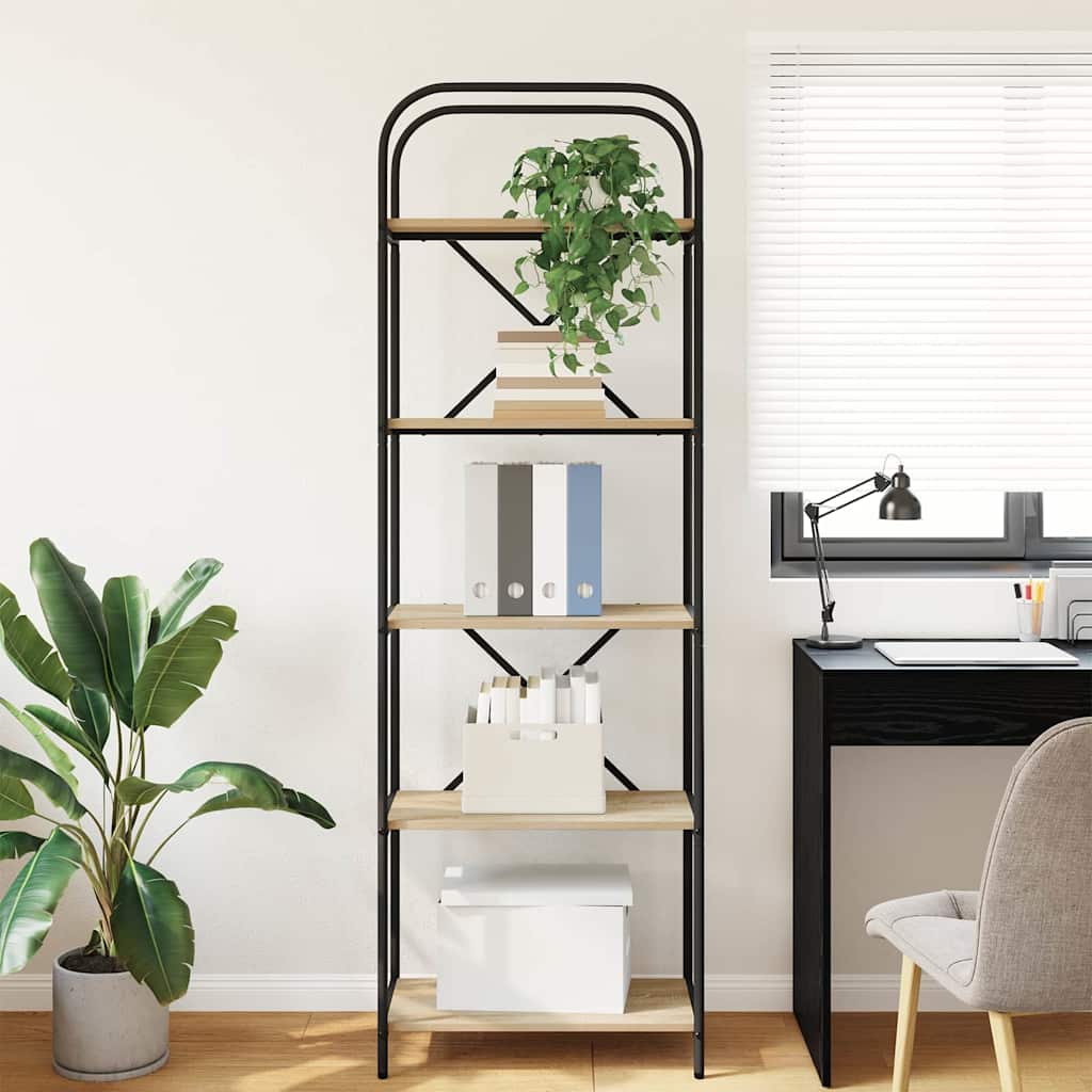 Étagère Chêne sonoma 60 x 30 x 183 cm Bois d'ingénierie - XIOS