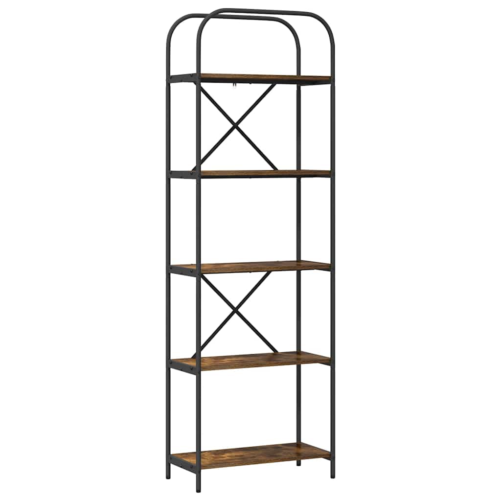 Étagère Chêne fumé 60 x 30 x 183 cm Bois d'ingénierie - XIOS