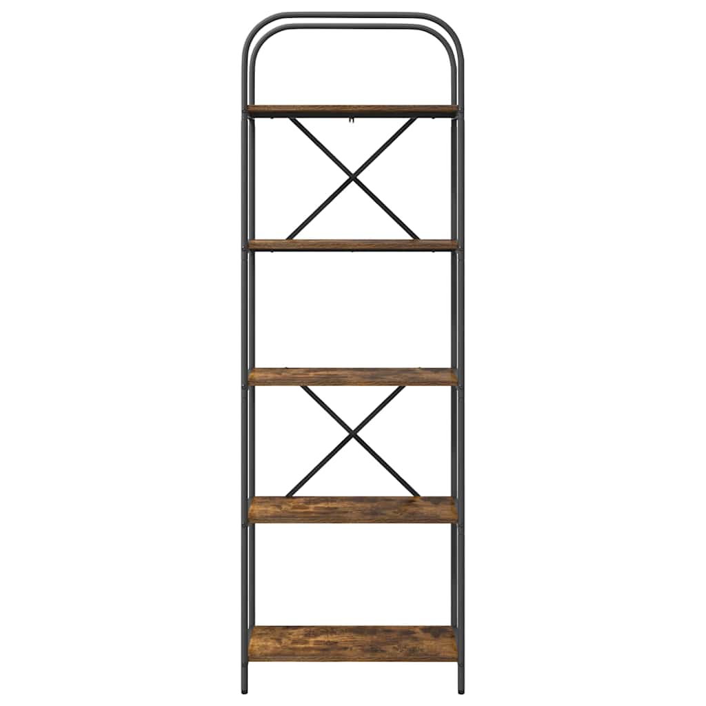 Étagère Chêne fumé 60 x 30 x 183 cm Bois d'ingénierie - XIOS