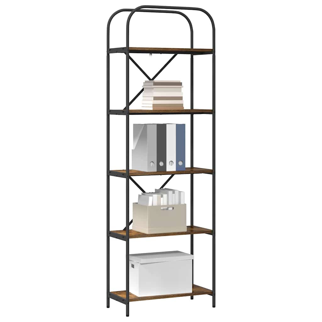 Étagère Chêne fumé 60 x 30 x 183 cm Bois d'ingénierie - XIOS