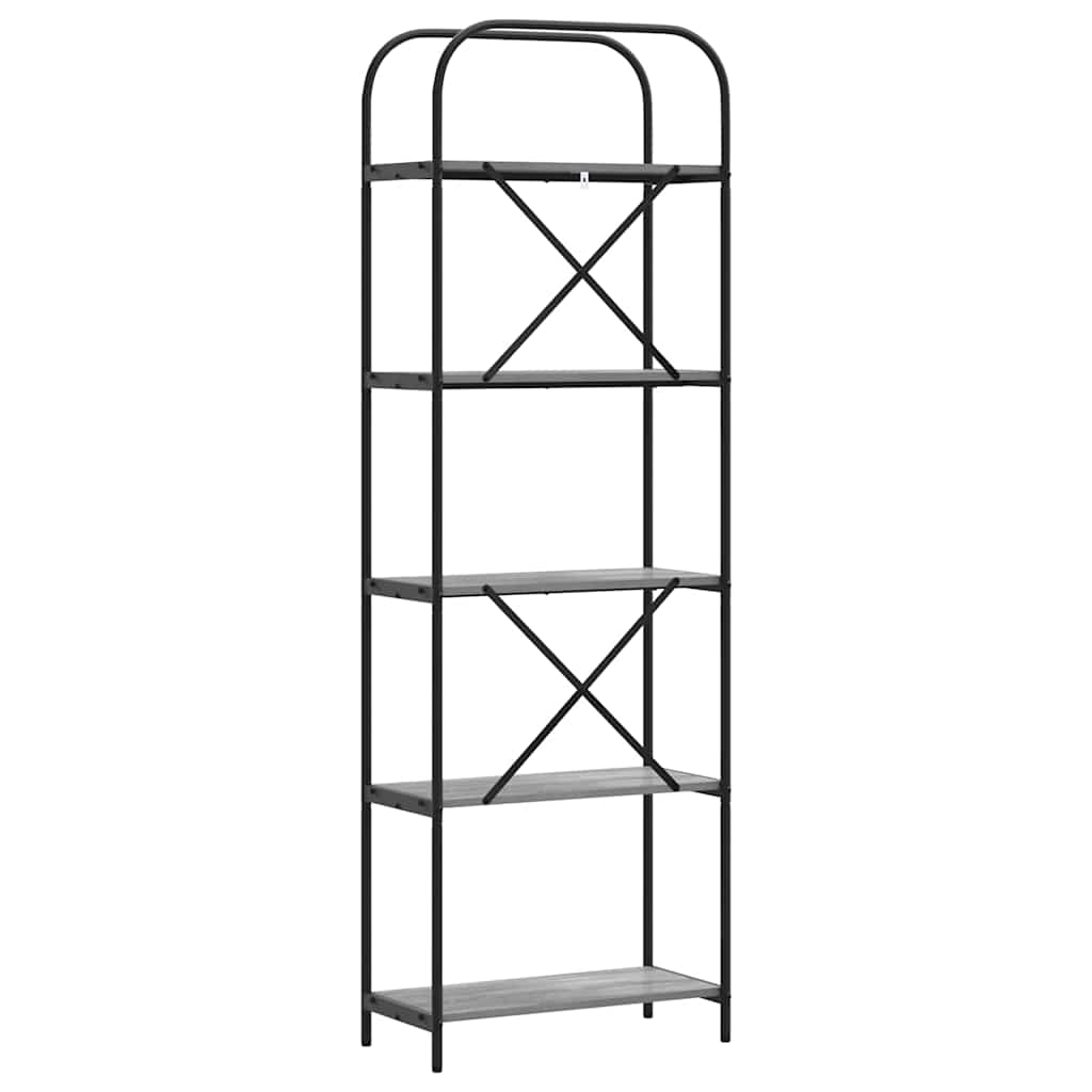 Étagère Sonoma gris 60 x 30 x 183 cm Bois d'ingénierie - XIOS
