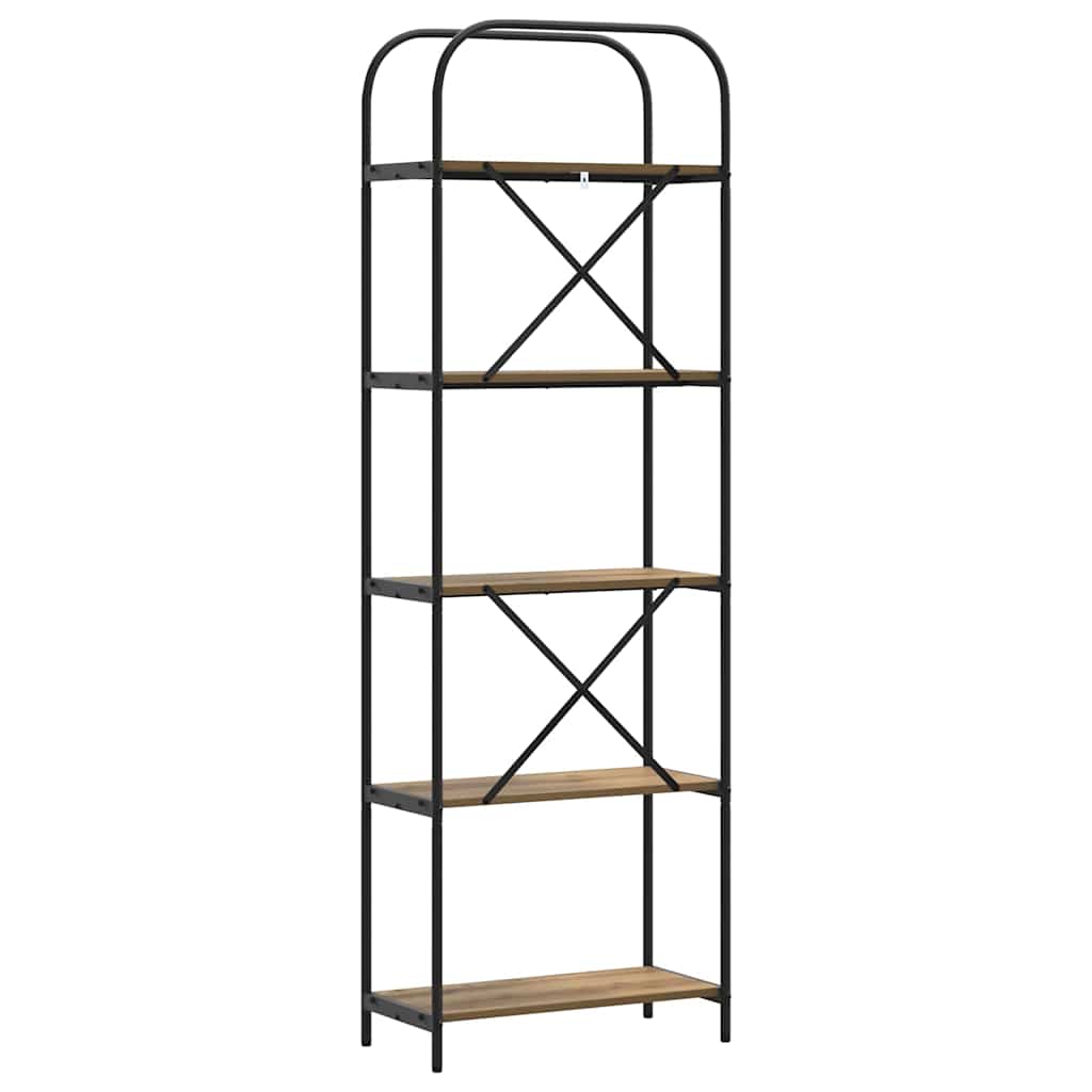 Étagère chêne artisanal 60 x 30 x 183 cm Bois d'ingénierie - XIOS