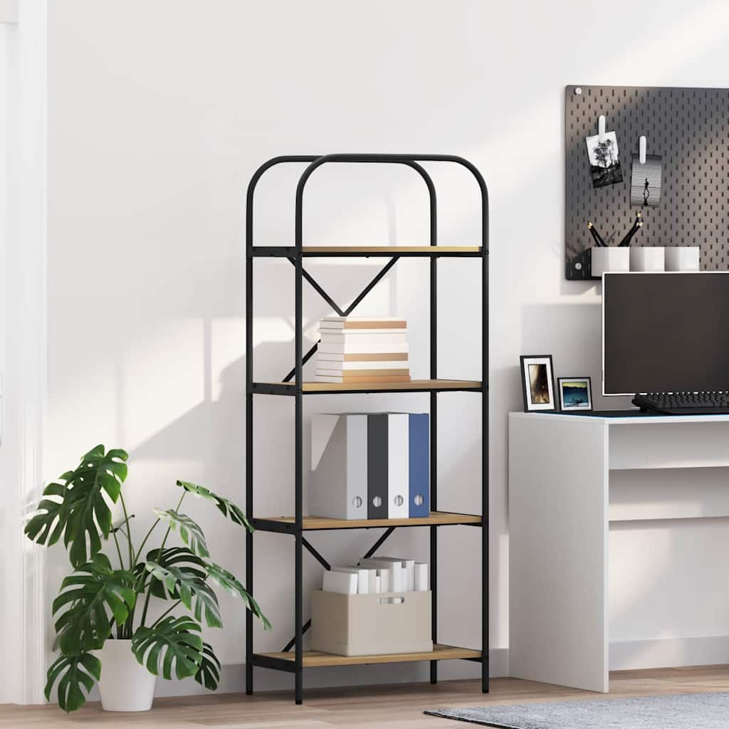 Étagère chêne artisanal 60 x 30 x 146 cm Bois d'ingénierie - XIOS