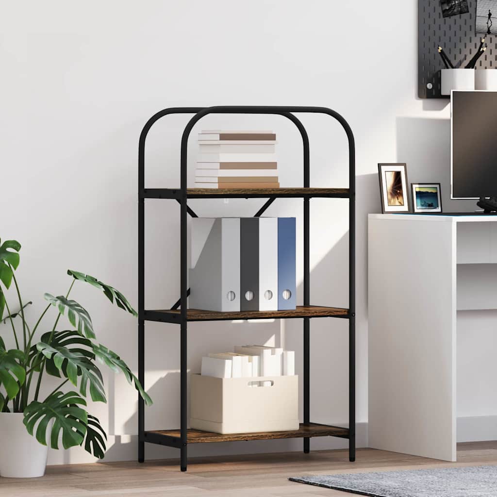 Étagère Chêne fumé 60 x 30 x 109 cm Bois d'ingénierie - XIOS