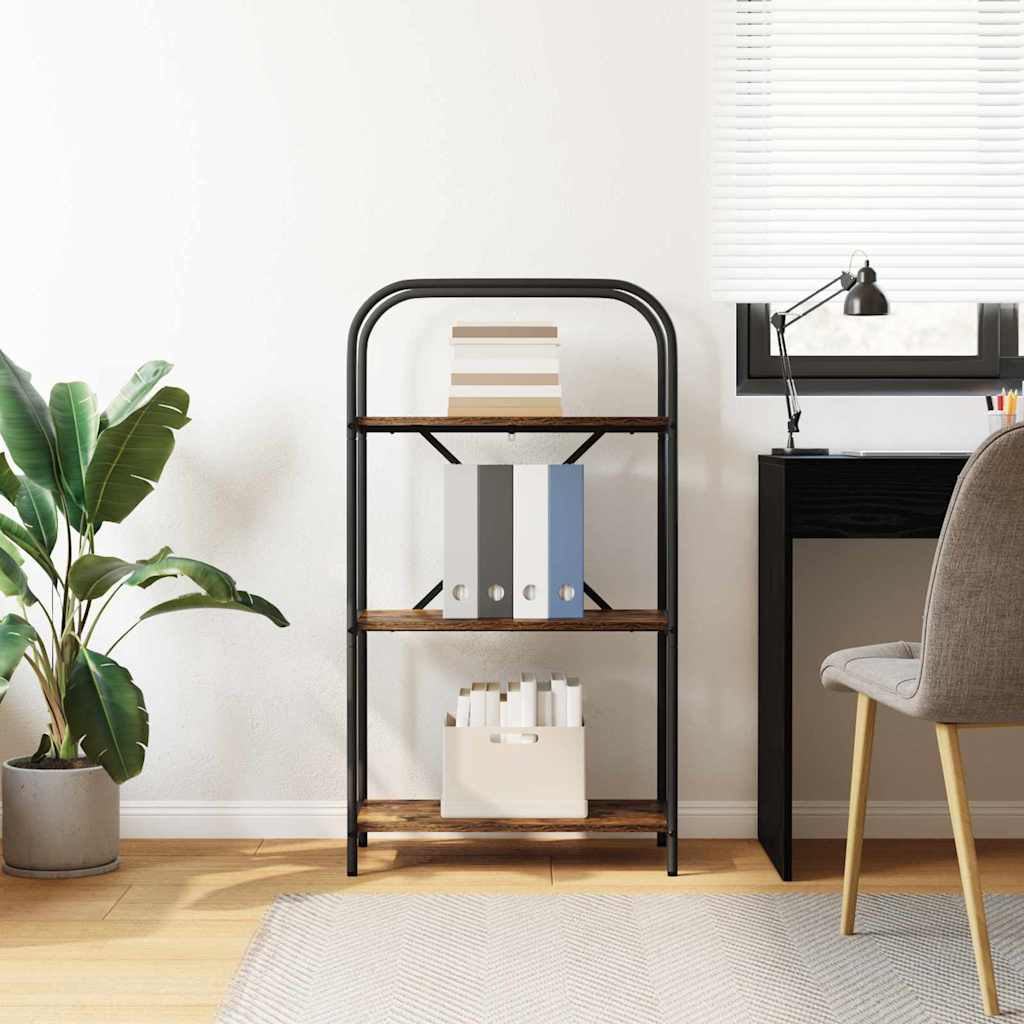 Étagère Chêne fumé 60 x 30 x 109 cm Bois d'ingénierie - XIOS