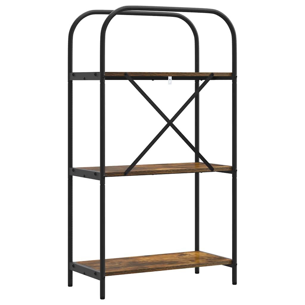 Étagère Chêne fumé 60 x 30 x 109 cm Bois d'ingénierie - XIOS