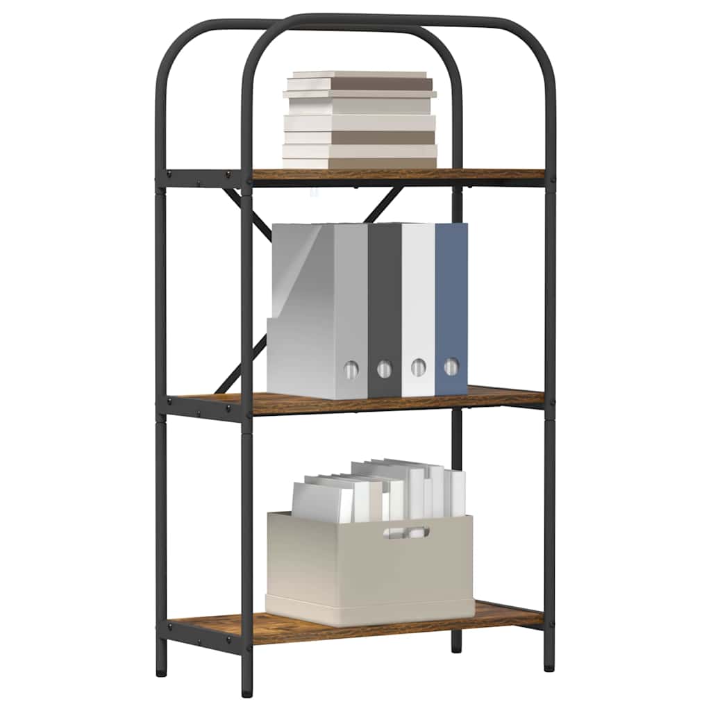 Étagère Chêne fumé 60 x 30 x 109 cm Bois d'ingénierie - XIOS