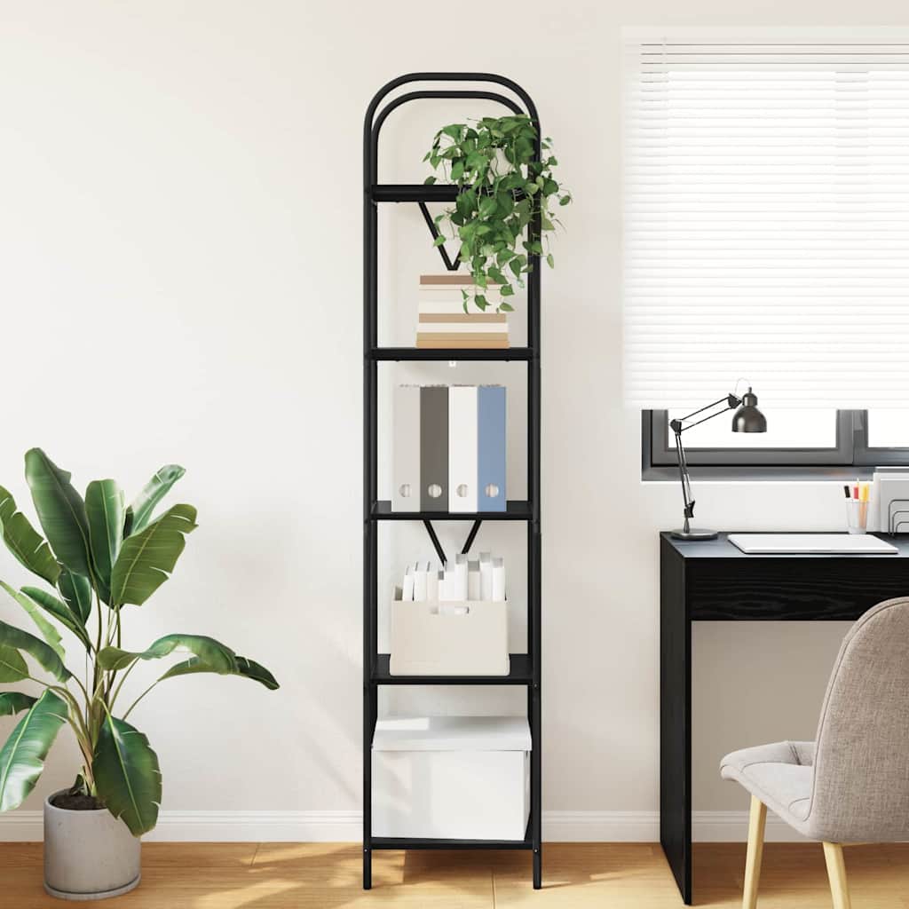 Étagère Chêne noir 40 x 30 x 183 cm Bois d'ingénierie - XIOS