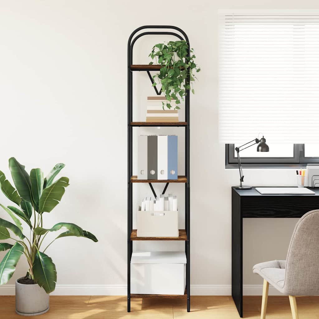 Étagère Chêne fumé 40 x 30 x 183 cm Bois d'ingénierie - XIOS