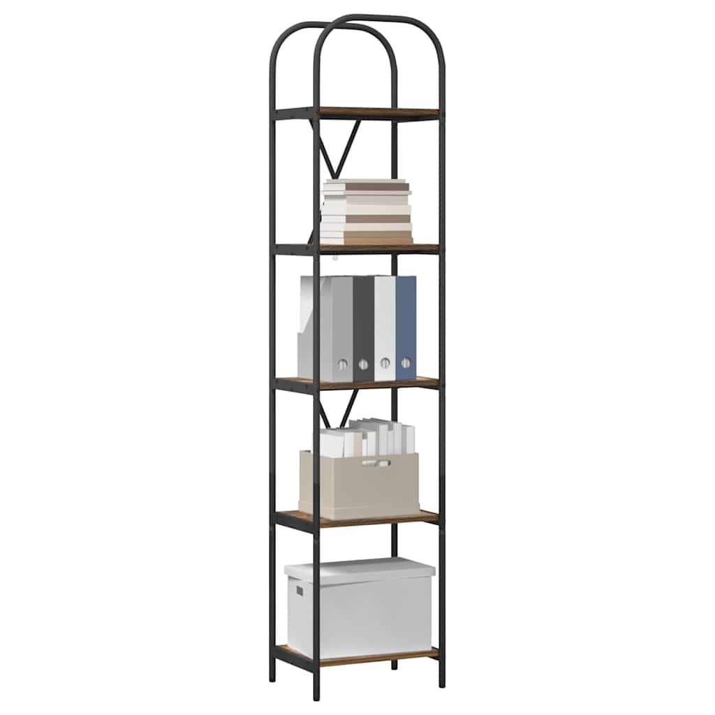 Étagère Chêne fumé 40 x 30 x 183 cm Bois d'ingénierie - XIOS