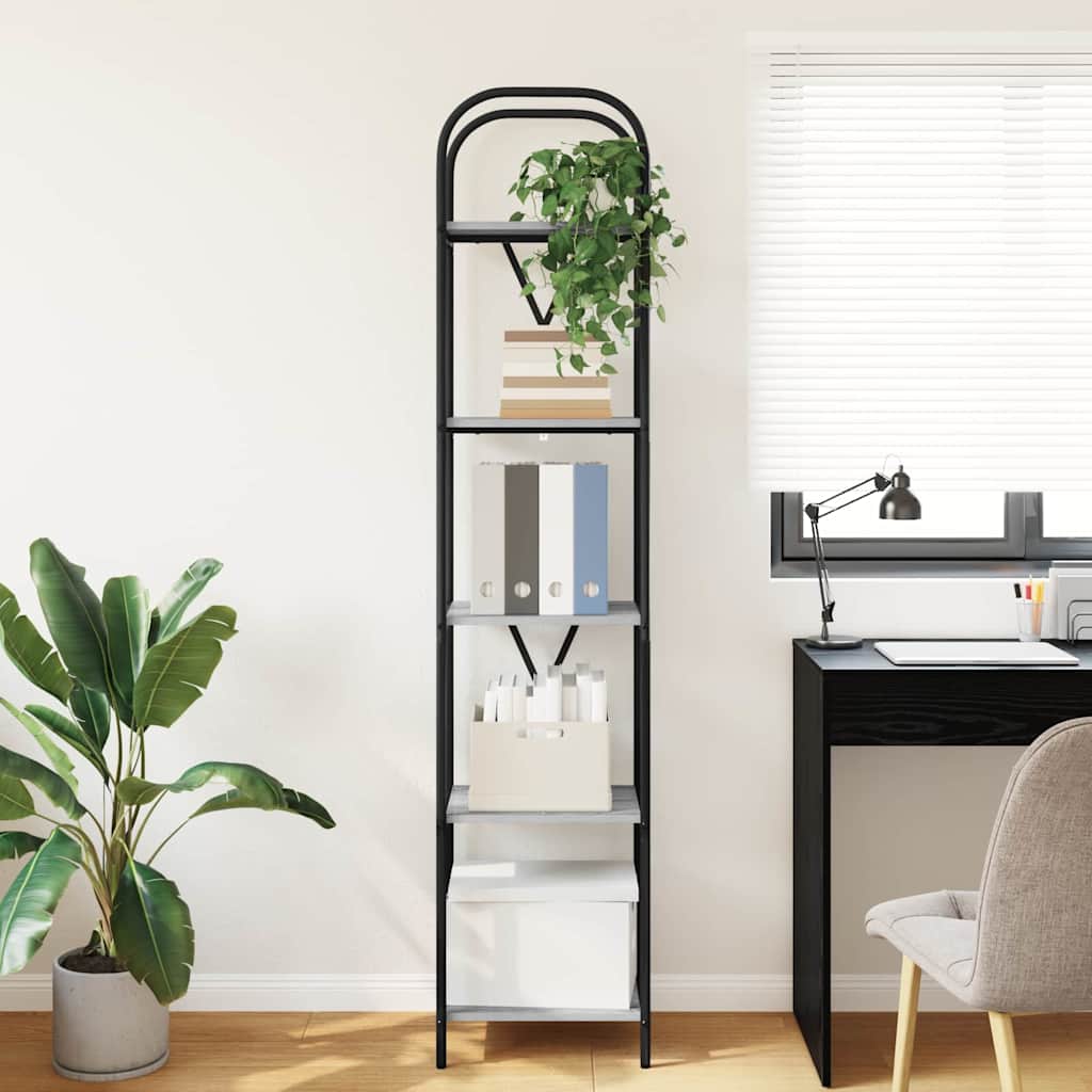 Étagère Sonoma gris 40 x 30 x 183 cm Bois d'ingénierie - XIOS