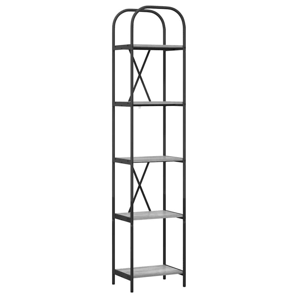 Étagère Sonoma gris 40 x 30 x 183 cm Bois d'ingénierie - XIOS