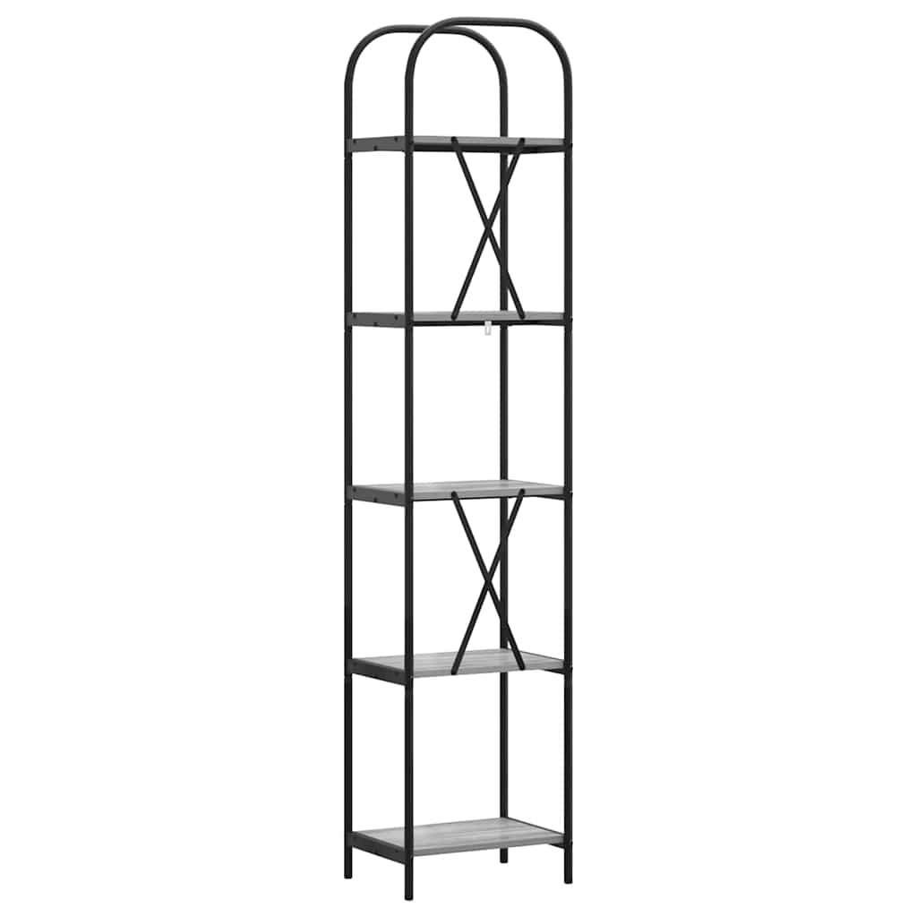 Étagère Sonoma gris 40 x 30 x 183 cm Bois d'ingénierie - XIOS