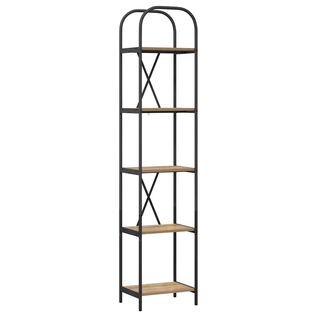 Étagère chêne artisanal 40 x 30 x 183 cm Bois d'ingénierie - XIOS