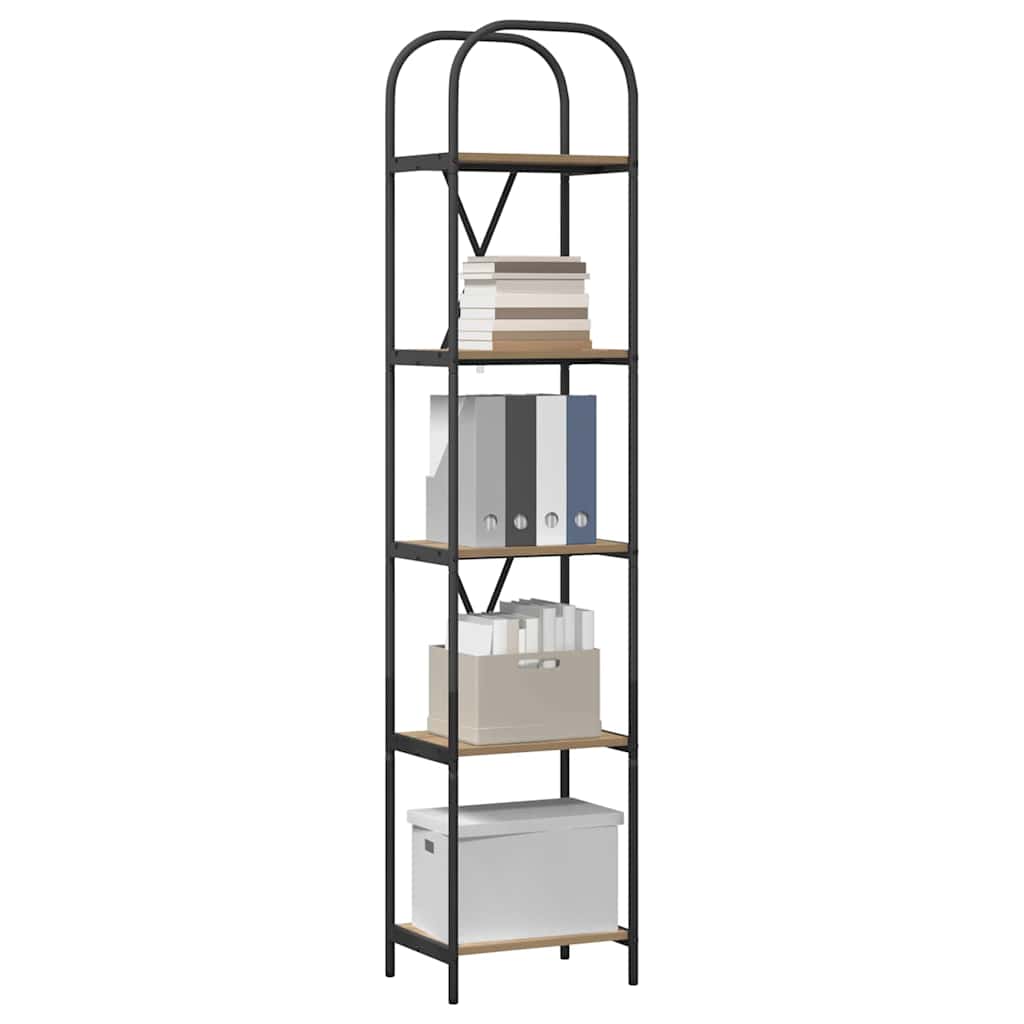 Étagère chêne artisanal 40 x 30 x 183 cm Bois d'ingénierie - XIOS