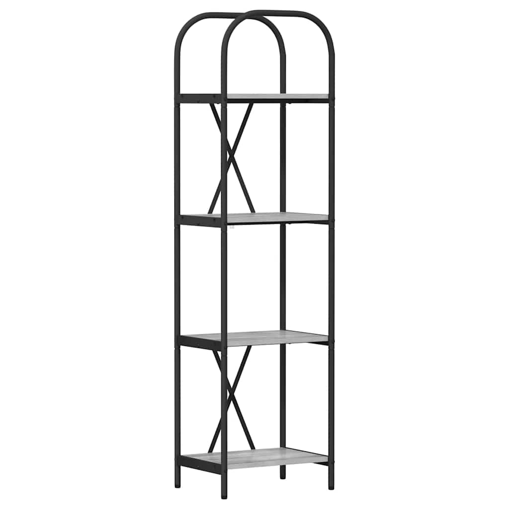 Étagère Sonoma gris 40 x 30 x 146 cm Bois d'ingénierie - XIOS