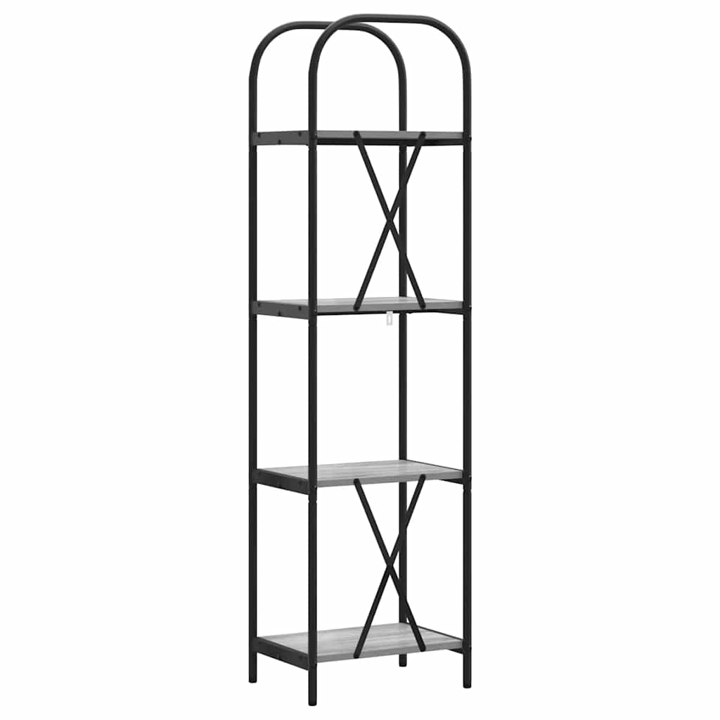 Étagère Sonoma gris 40 x 30 x 146 cm Bois d'ingénierie - XIOS