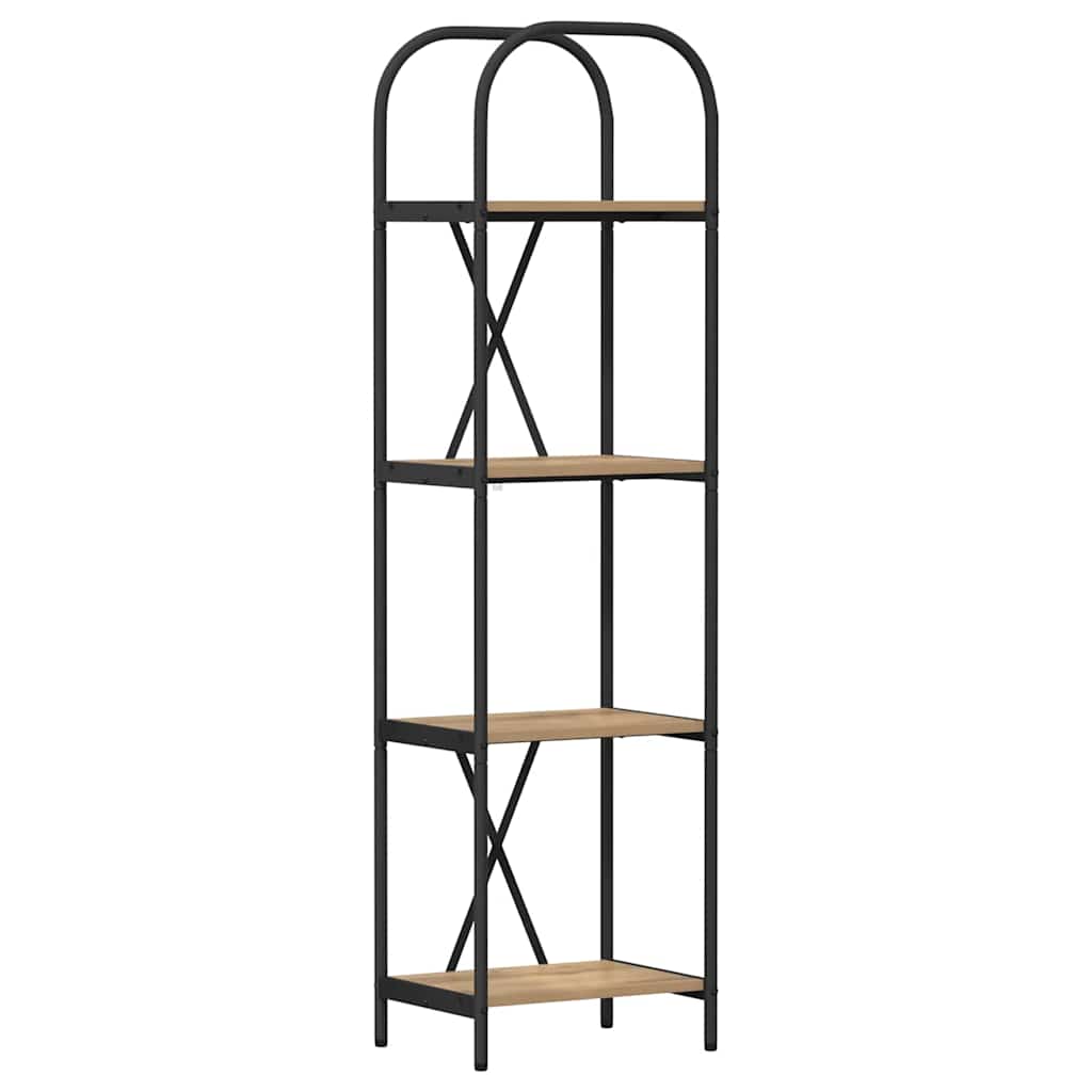 Étagère chêne artisanal 40 x 30 x 146 cm Bois d'ingénierie - XIOS