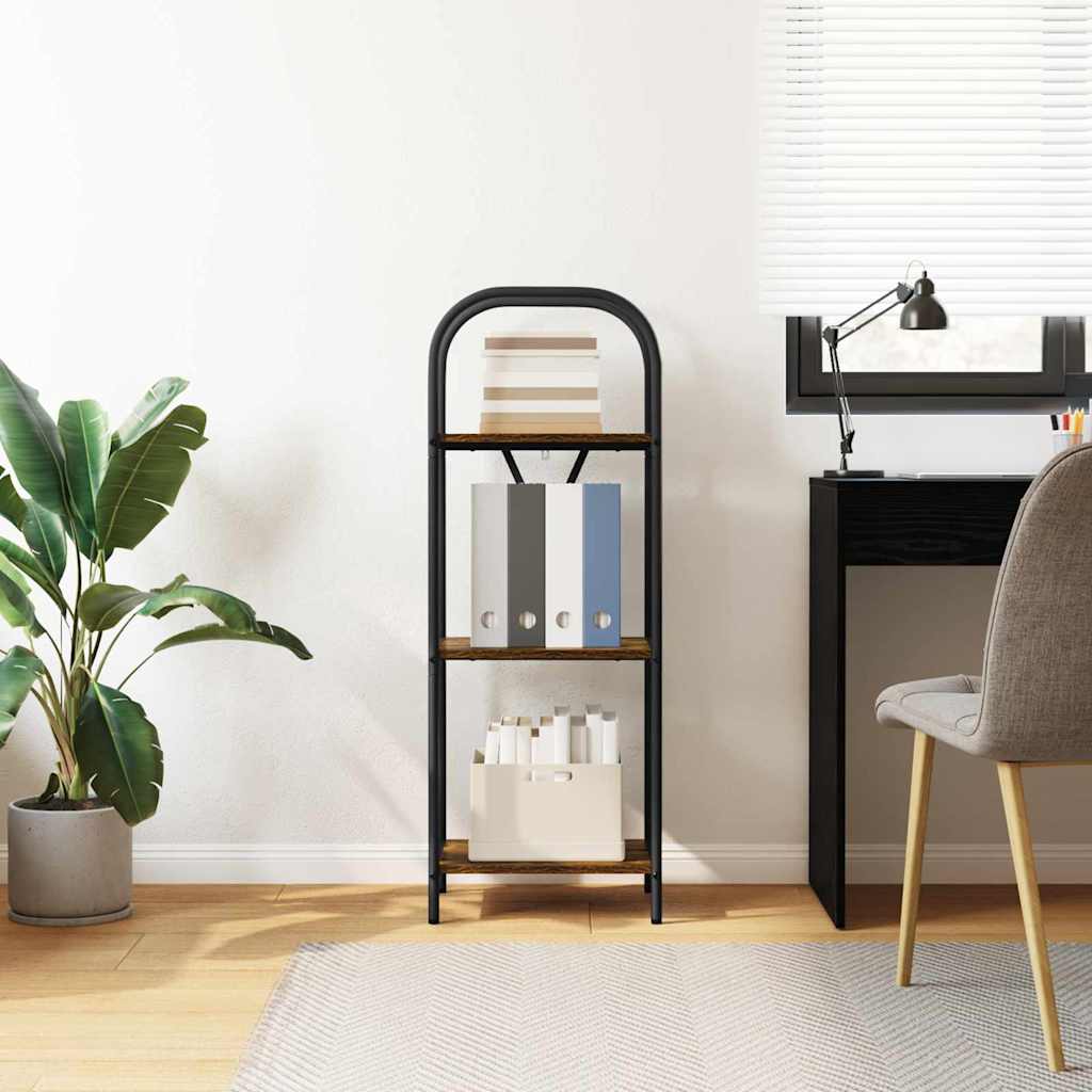 Étagère Chêne fumé 40 x 30 x 109 cm Bois d'ingénierie - XIOS