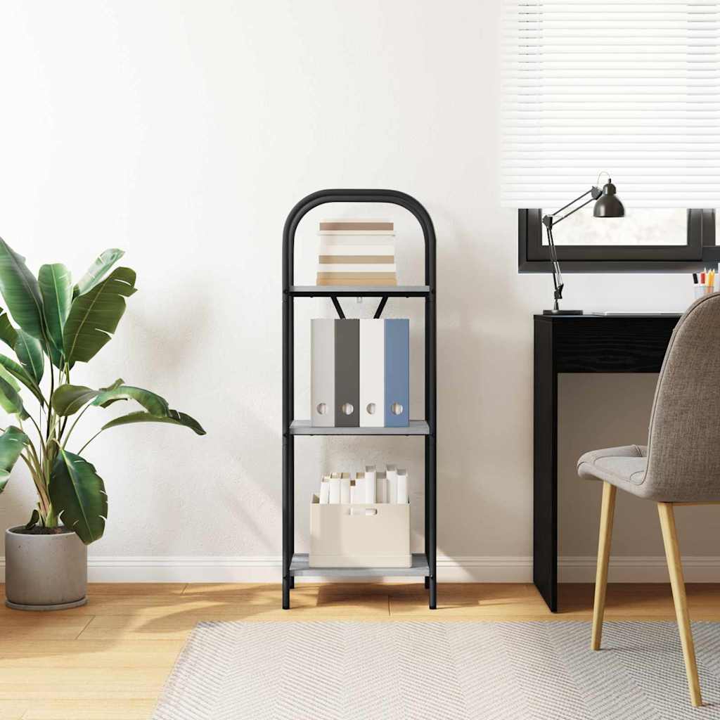 Étagère Sonoma gris 40 x 30 x 109 cm Bois d'ingénierie