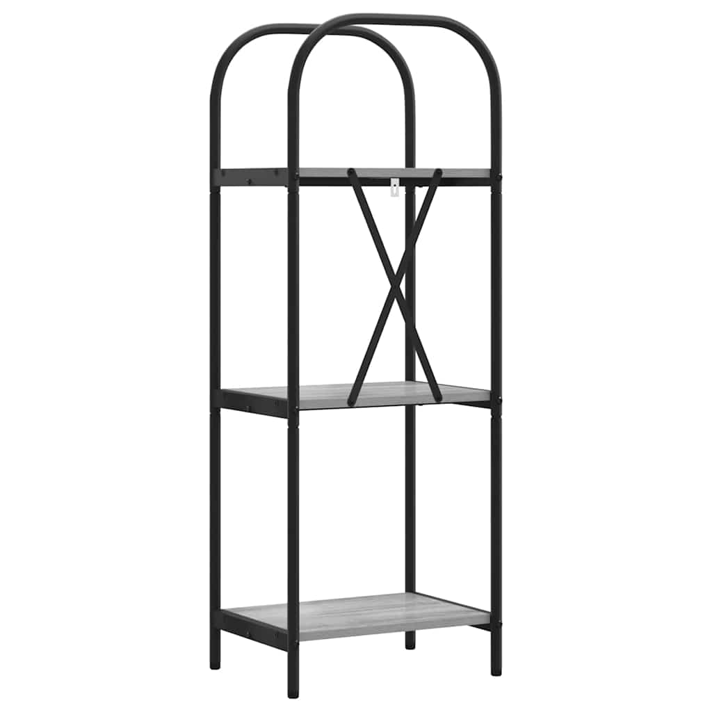 Étagère Sonoma gris 40 x 30 x 109 cm Bois d'ingénierie