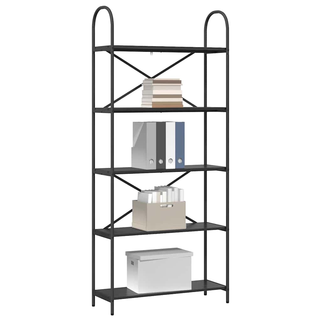 Étagère Chêne noir 80 x 30 x 183 cm Bois d'ingénierie - XIOS