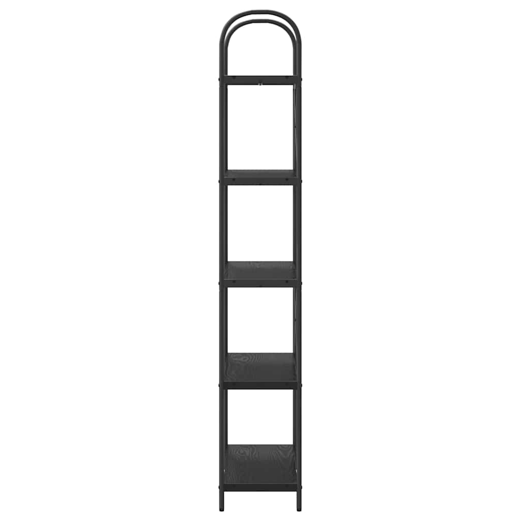 Étagère Chêne noir 80 x 30 x 183 cm Bois d'ingénierie - XIOS