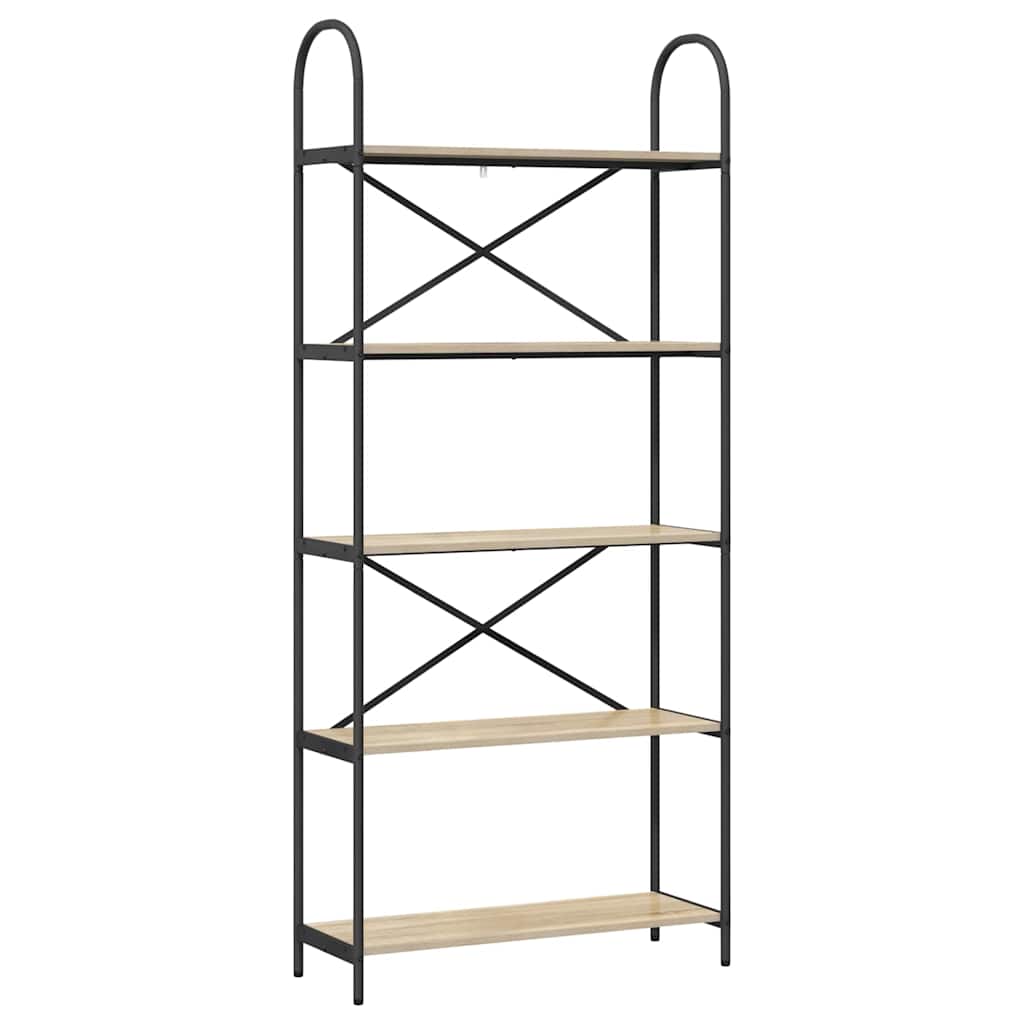 Étagère Chêne sonoma 80 x 30 x 183 cm Bois d'ingénierie - XIOS