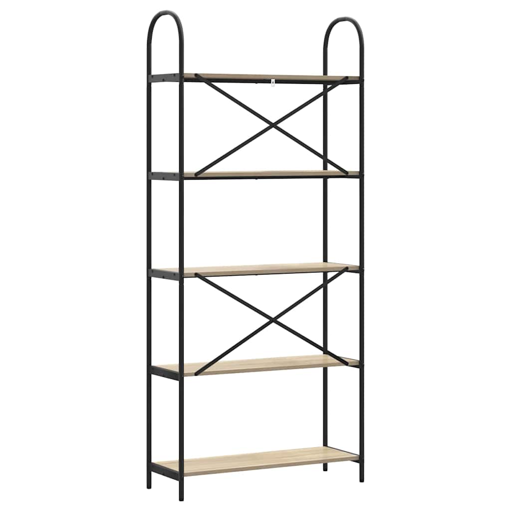 Étagère Chêne sonoma 80 x 30 x 183 cm Bois d'ingénierie - XIOS