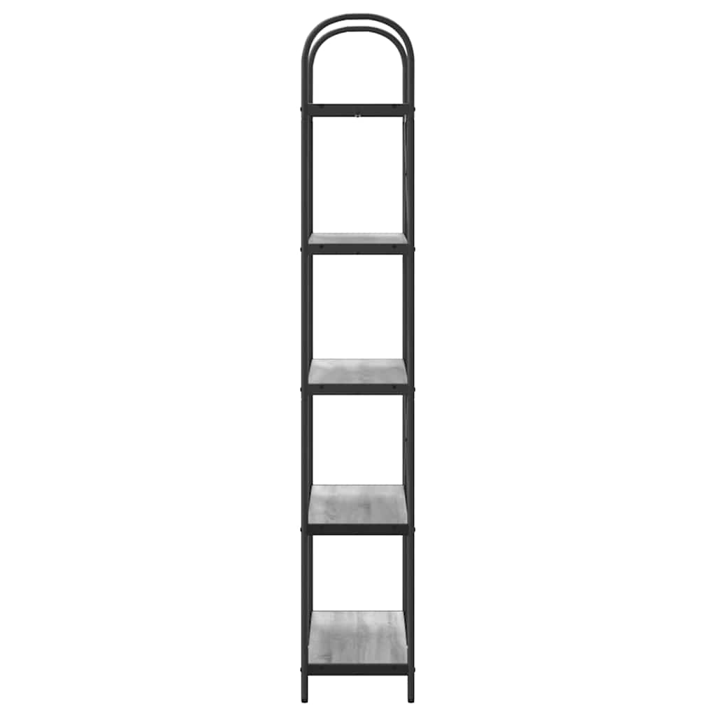 Étagère Sonoma gris 80 x 30 x 183 cm Bois d'ingénierie - XIOS