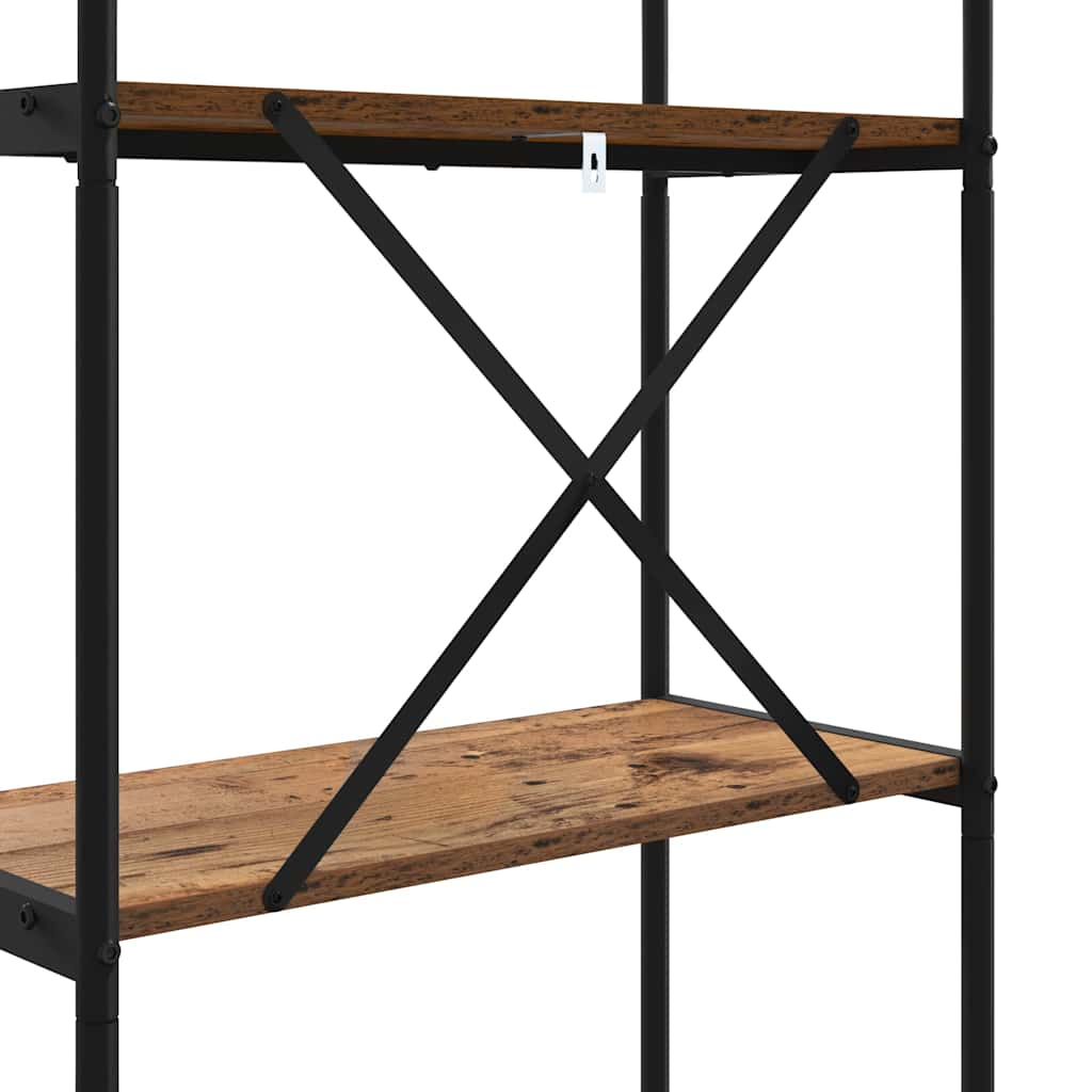 Étagère Bois ancien 80 x 30 x 183 cm Bois d'ingénierie - XIOS