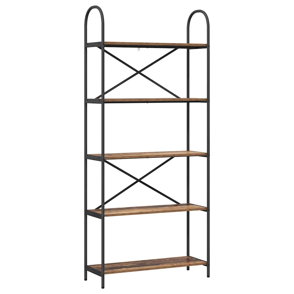 Étagère Bois ancien 80 x 30 x 183 cm Bois d'ingénierie - XIOS