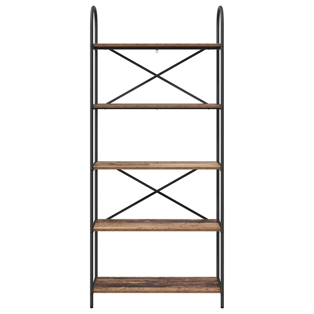 Étagère Bois ancien 80 x 30 x 183 cm Bois d'ingénierie - XIOS