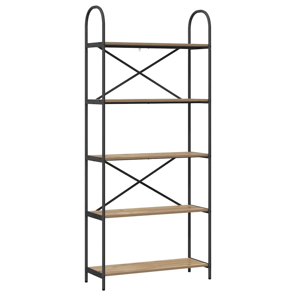 Étagère chêne artisanal 80 x 30 x 183 cm Bois d'ingénierie - XIOS