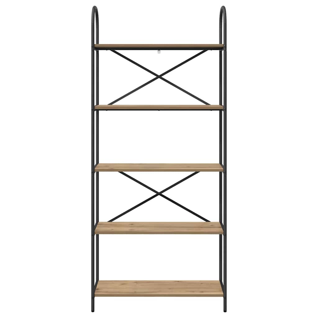 Étagère chêne artisanal 80 x 30 x 183 cm Bois d'ingénierie - XIOS