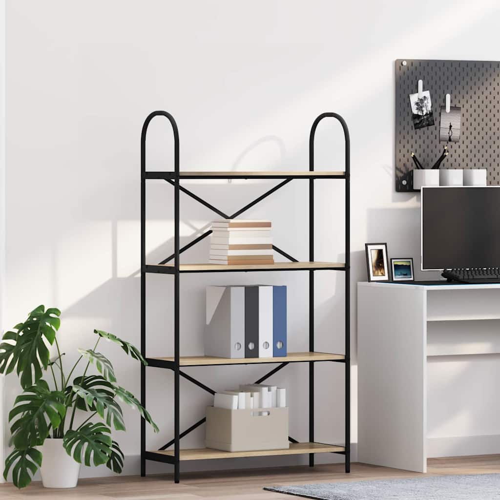 Étagère Chêne sonoma 80 x 30 x 146 cm Bois d'ingénierie - XIOS