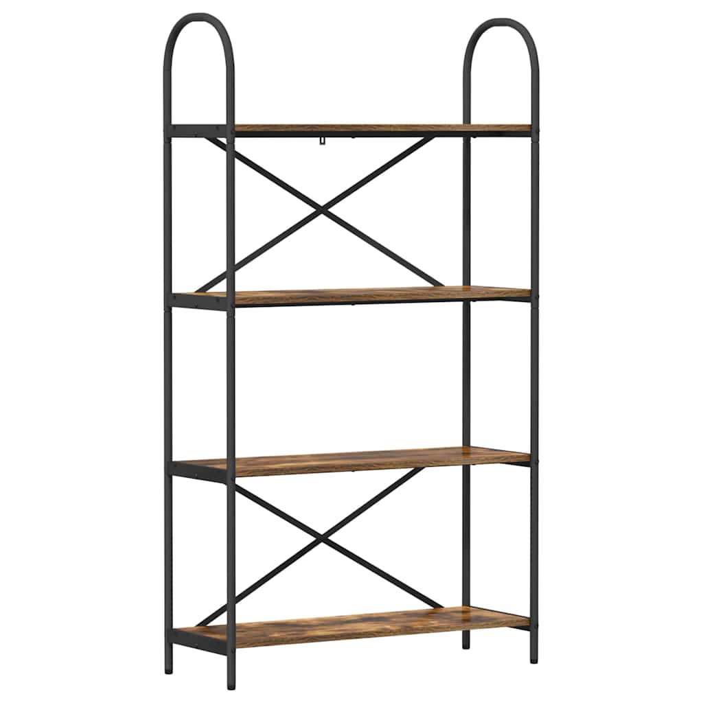 Étagère Chêne fumé 80 x 30 x 146 cm Bois d'ingénierie - XIOS