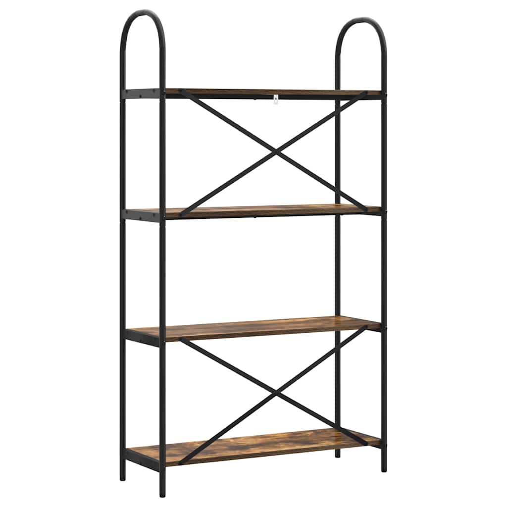 Étagère Chêne fumé 80 x 30 x 146 cm Bois d'ingénierie - XIOS