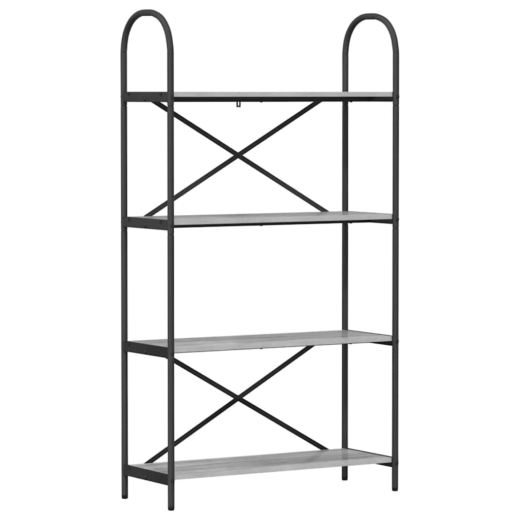 Étagère Sonoma gris 80 x 30 x 146 cm Bois d'ingénierie - XIOS