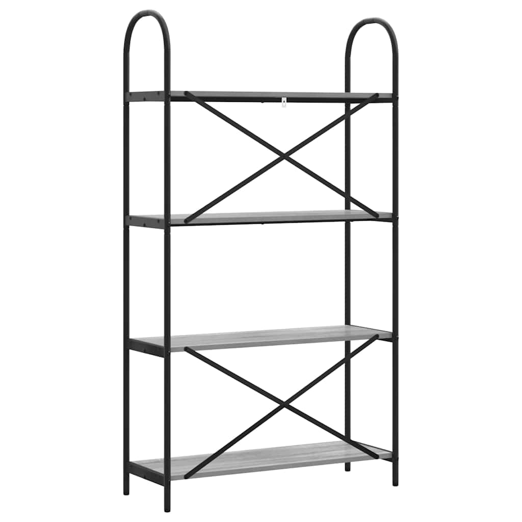 Étagère Sonoma gris 80 x 30 x 146 cm Bois d'ingénierie - XIOS