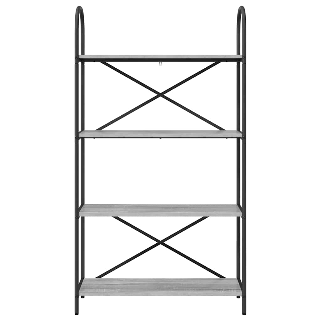 Étagère Sonoma gris 80 x 30 x 146 cm Bois d'ingénierie - XIOS